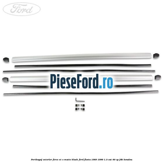 Portbagaj exterior FORCE XT S, matte black Ford Fiesta 1989-1996 1.3 CAT 60 cp J6B benzina