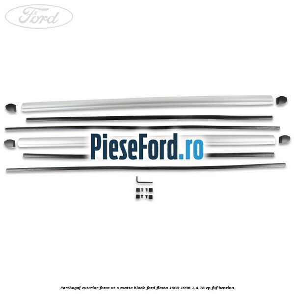 Portbagaj exterior FORCE XT S, matte black Ford Fiesta 1989-1996 1.4 75 cp FUF benzina