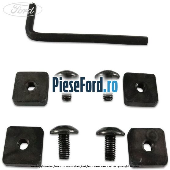 Portbagaj exterior FORCE XT S, matte black Ford Fiesta 1996-2001 1.0 i 52 cp ZH10JRB benzina
