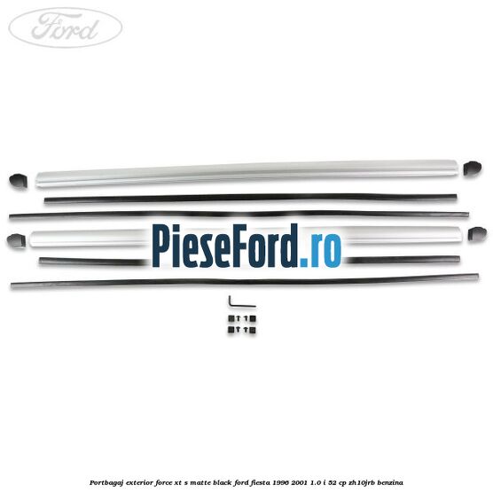 Portbagaj exterior FORCE XT S, matte black Ford Fiesta 1996-2001 1.0 i 52 cp ZH10JRB benzina