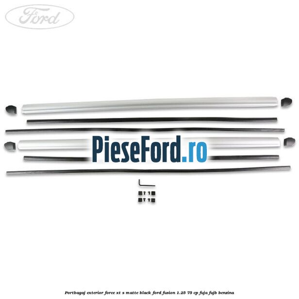 Portbagaj exterior FORCE XT S, matte black Ford Fusion 1.25 75 cp FUJA, FUJB benzina
