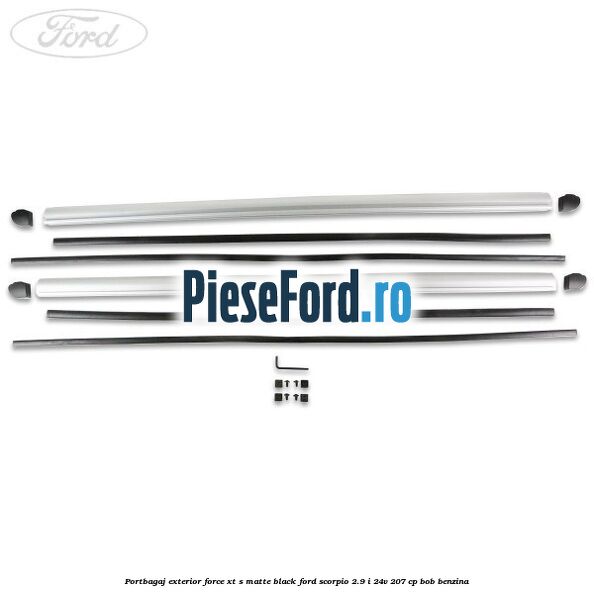 Portbagaj exterior FORCE XT S, matte black Ford Scorpio 2.9 i 24V 207 cp BOB benzina