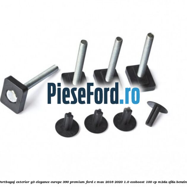 Portbagaj exterior G3 Elegance Europe 390 Premium Ford C-Max 2016-2020 1.0 EcoBoost 100 cp M2DA, SFDA benzina