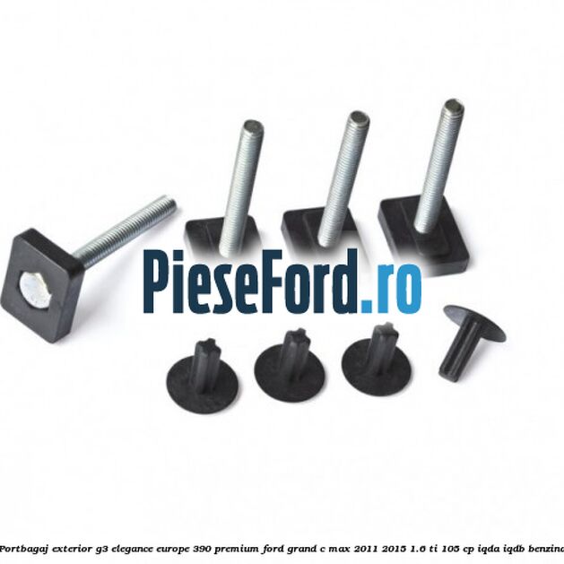 Portbagaj exterior G3 Elegance Europe 390 Premium Ford Grand C-Max 2011-2015 1.6 Ti 105 cp IQDA, IQDB benzina