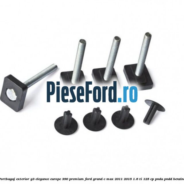 Portbagaj exterior G3 Elegance Europe 390 Premium Ford Grand C-Max 2011-2015 1.6 Ti 125 cp PNDA, PNDD benzina