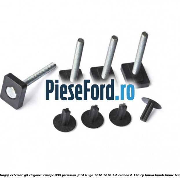 Portbagaj exterior G3 Elegance Europe 390 Premium Ford Kuga 2016-2018 1.5 EcoBoost 120 cp BNMA, BNMB, BNMC benzina