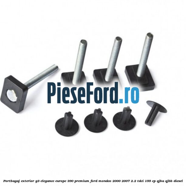 Portbagaj exterior G3 Elegance Europe 390 Premium Ford Mondeo 2000-2007 2.2 TDCi 155 cp QJBA, QJBB diesel