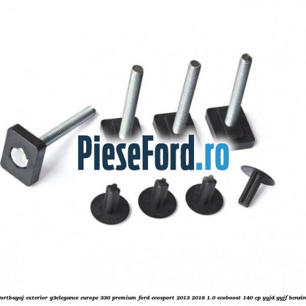 Portbagaj exterior G3Elegance Europe 330 Premium Ford EcoSport 2013-2018 1.0 EcoBoost 140 cp YYJD, YYJF benzina