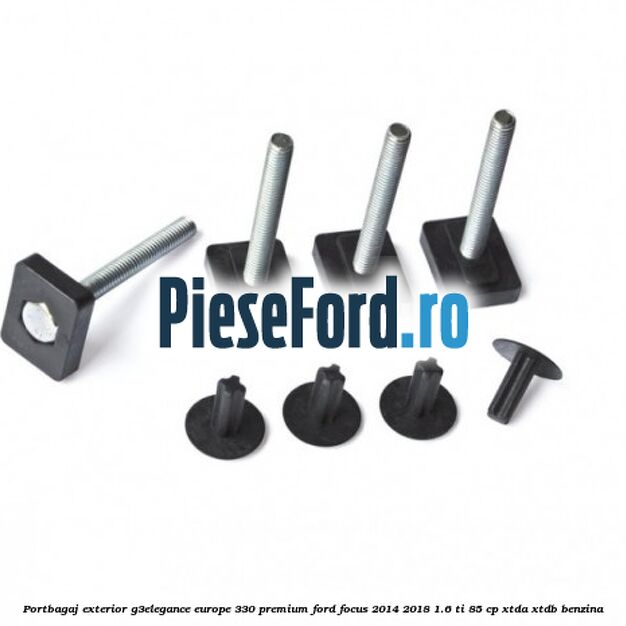 Portbagaj exterior G3Elegance Europe 330 Premium Ford Focus 2014-2018 1.6 Ti 85 cp XTDA, XTDB benzina