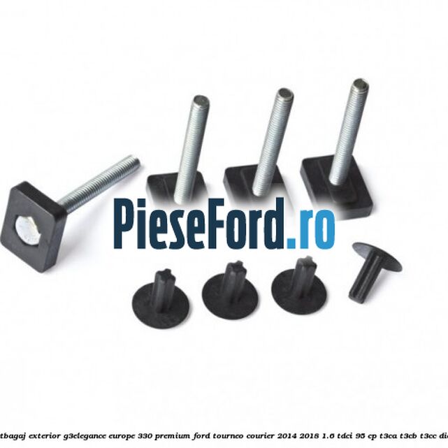 Portbagaj exterior G3Elegance Europe 330 Premium Ford Tourneo Courier 2014-2018 1.6 TDCi 95 cp T3CA, T3CB, T3CC diesel