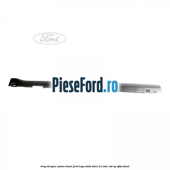 Prag dreapta carbon black Ford Kuga 2008-2012 2.0 TDCI 140 cp UFDA diesel