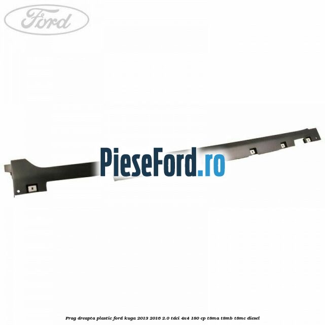Prag dreapta plastic Ford Kuga 2013-2016 2.0 TDCi 4x4 180 cp T8MA, T8MB, T8MC diesel