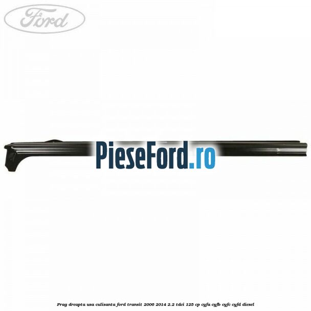 Prag dreapta usa culisanta Ford Transit 2006-2014 2.2 TDCi 125 cp CYFA, CYFB, CYFC, CYFD diesel