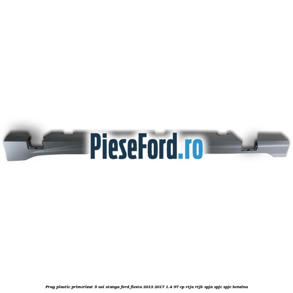 Prag plastic primerizat 5 usi stanga Ford Fiesta 2013-2017 1.4 97 cp RTJA, RTJB, SPJA, SPJC, SPJE benzina