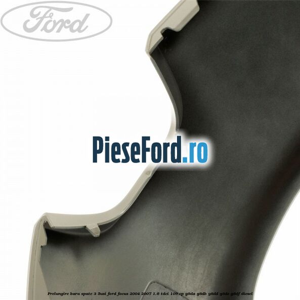 Prelungire bara spate (3/5Usi) Ford Focus 2004-2007 1.6 TDCi 109 cp G8DA, G8DB, G8DD, G8DE, G8DF diesel