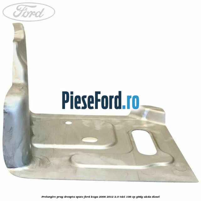 Prelungire prag dreapta, spate Ford Kuga 2008-2012 2.0 TDCi 136 cp G6DG, UKDA diesel