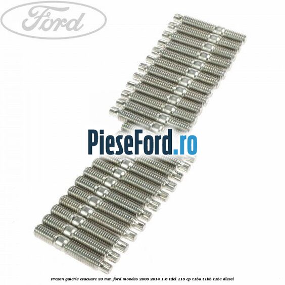 Prezon galerie evacuare 33 MM Ford Mondeo 2008-2014 1.6 TDCi 115 cp T1BA, T1BB, T1BC diesel