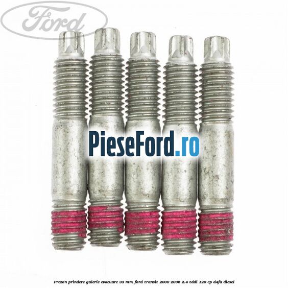 Prezon prindere galerie evacuare 33 MM Ford Transit 2000-2006 2.4 TDdi 120 cp D4FA diesel