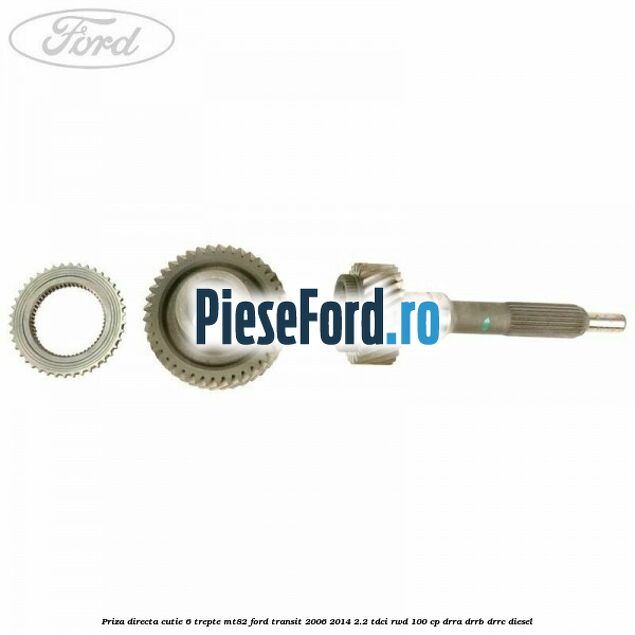 Priza directa cutie 6 trepte MT82 Ford Transit 2006-2014 2.2 TDCi RWD 100 cp DRRA, DRRB, DRRC diesel