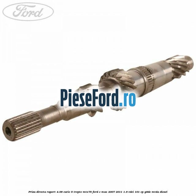 Priza directa raport 4.06 cutie 5 trepte MTX75 Ford C-Max 2007-2011 1.6 TDCi 101 cp G8DC, MTDA diesel