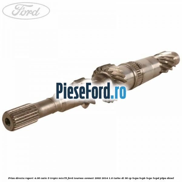 Priza directa raport 4.06 cutie 5 trepte MTX75 Ford Tourneo Connect 2002-2014 1.8 Turbo Di 90 cp HCPA, HCPB, HCPC, HCPD, P9PA diesel