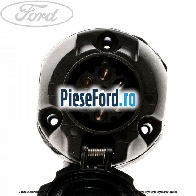 Priza electrica conectare carlig remorcare 7 pini Ford Transit 2006-2014 2.2 TDCi 115 cp SRFA, SRFB, SRFC, SRFD, SRFE diesel
