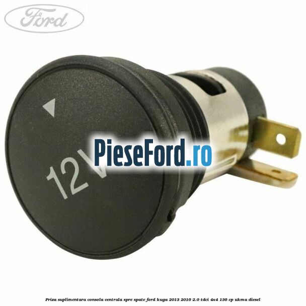 Priza suplimentara consola centrala spre spate Ford Kuga 2013-2016 2.0 TDCi 4x4 136 cp UKMA diesel