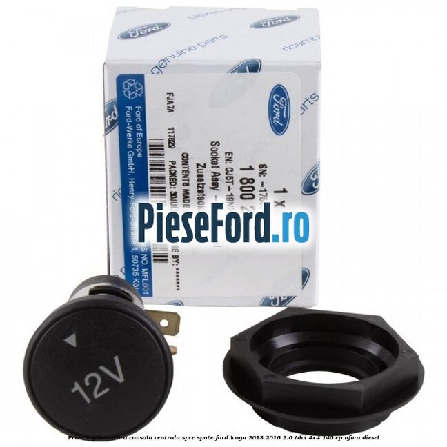 Priza suplimentara consola centrala spre spate Ford Kuga 2013-2016 2.0 TDCi 4x4 140 cp UFMA diesel