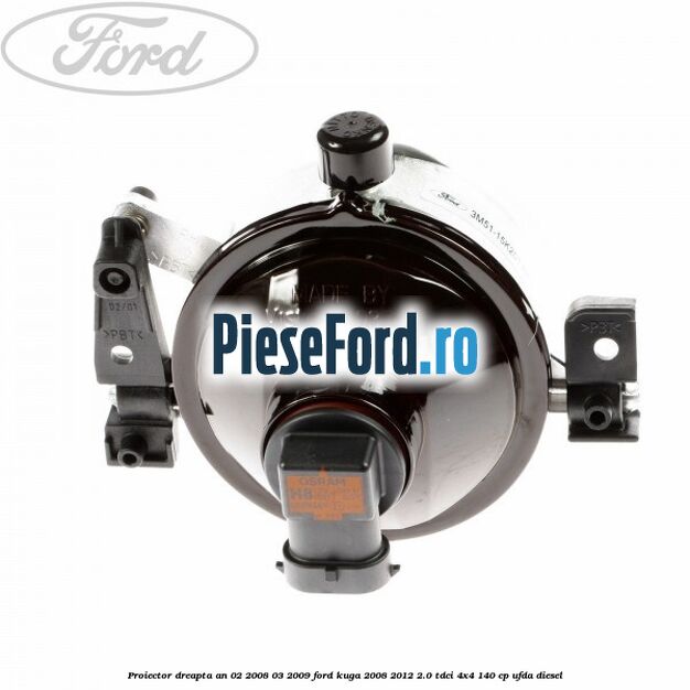 Proiector dreapta an 02/2008-03/2009 Ford Kuga 2008-2012 2.0 TDCI 4x4 140 cp UFDA diesel