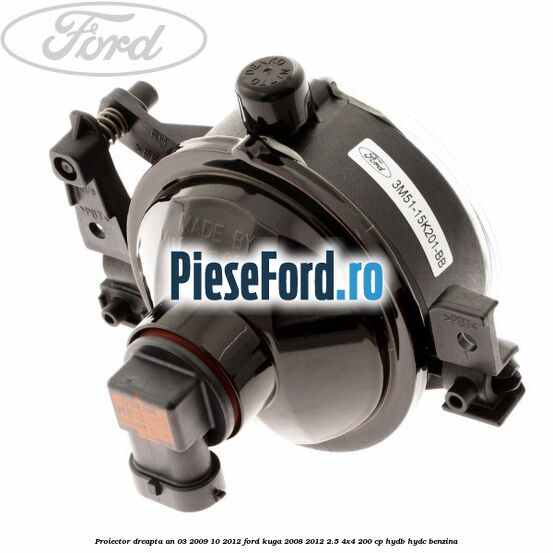 Proiector dreapta an 03/2009-10/2012 Ford Kuga 2008-2012 2.5 4x4 200 cp HYDB, HYDC benzina