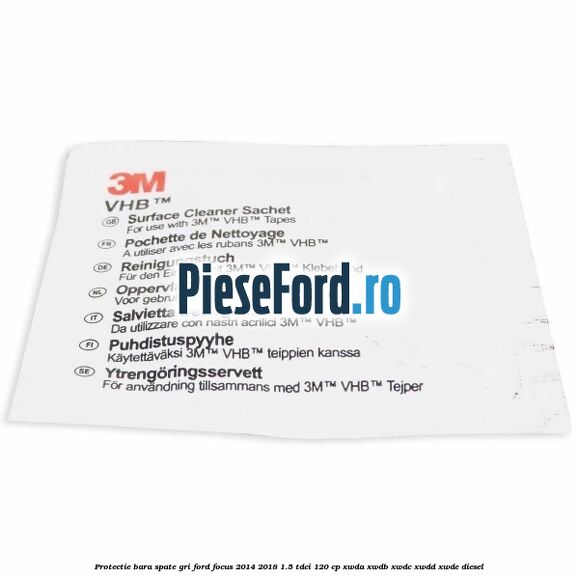 Protectie bara spate gri Ford Focus 2014-2018 1.5 TDCi 120 cp Protectie bara spate gri Ford Focus 2014-2018 1.5 TDCi 120 cp XWDA, XWDB, XWDC, XWDD, XWDE diesel