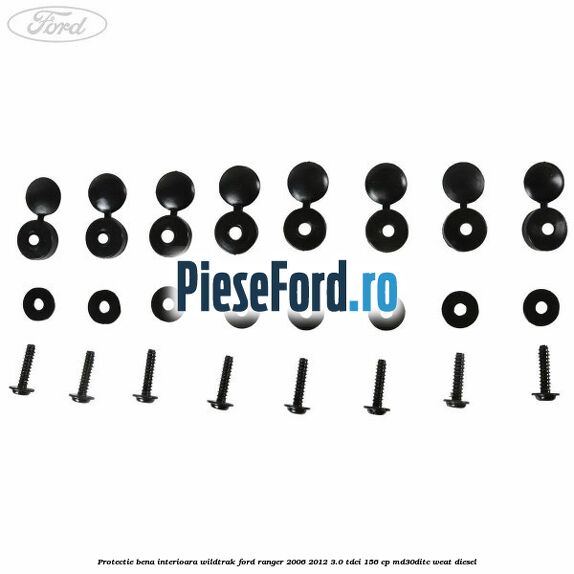 Protectie bena interioara Wildtrak Ford Ranger 2006-2012 3.0 TDCi 156 cp MD30DITC, WEAT diesel