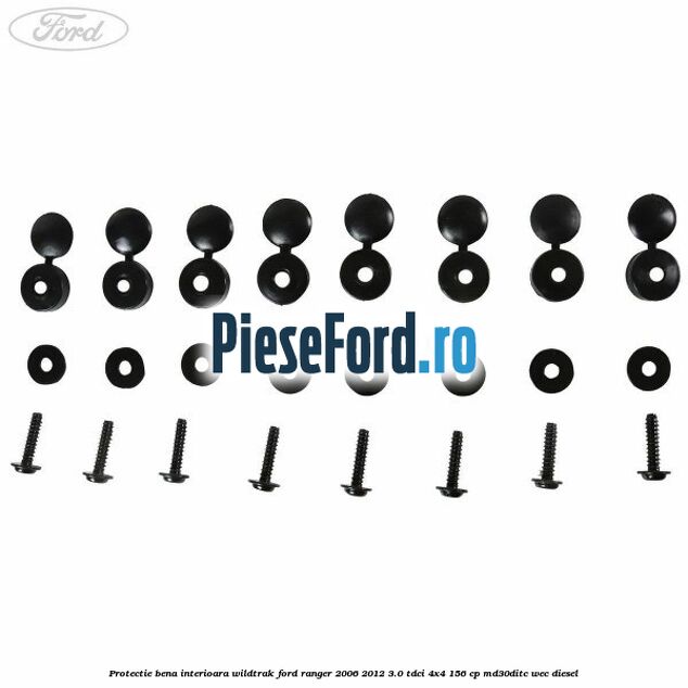 Protectie bena interioara Wildtrak Ford Ranger 2006-2012 3.0 TDCi 4x4 156 cp MD30DITC, WEC diesel