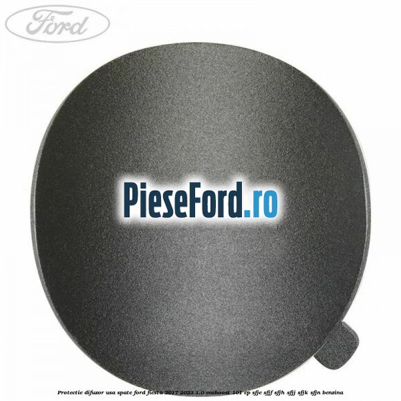 Protectie difuzor usa spate Ford Fiesta 2017-2023 1.0 EcoBoost 101 cp SFJE, SFJF, SFJH, SFJJ, SFJK, SFJN benzina