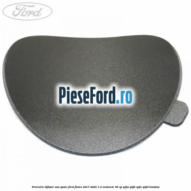 Protectie difuzor usa spate Ford Fiesta 2017-2023 1.0 EcoBoost 85 cp Q0JA, Q0JB, Q0JC, Q0JD benzina