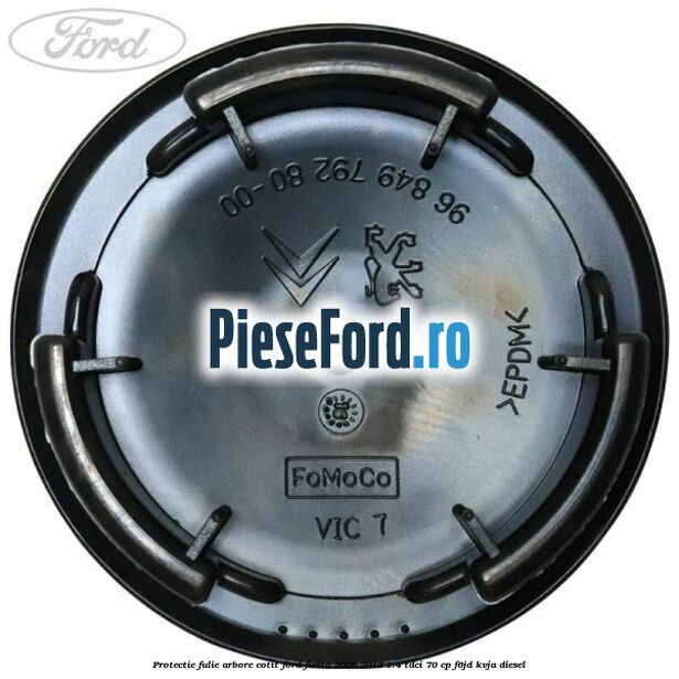 Protectie fulie arbore cotit Ford Fiesta 2008-2012 1.4 TDCi 70 cp F6JD, KVJA diesel