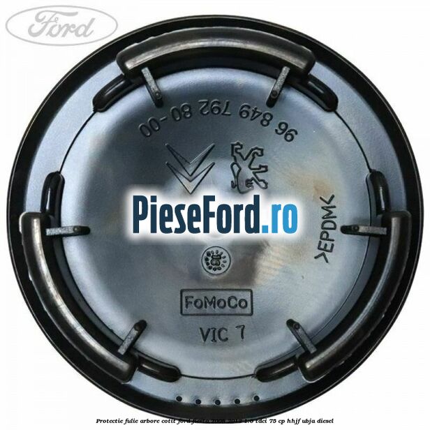 Protectie fulie arbore cotit Ford Fiesta 2008-2012 1.6 TDCi 75 cp HHJF, UBJA diesel