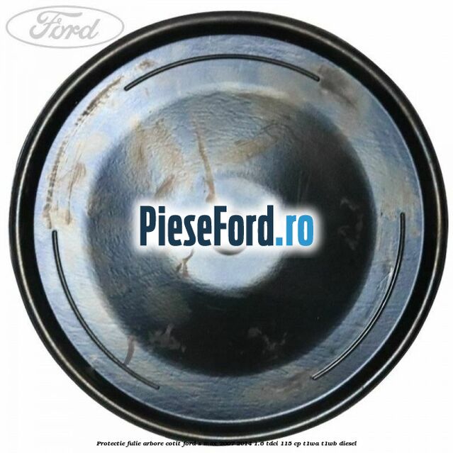 Protectie fulie arbore cotit Ford S-Max 2007-2014 1.6 TDCi 115 cp T1WA, T1WB diesel