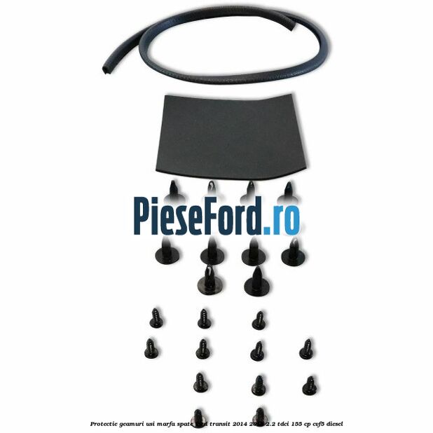 Protectie geamuri usi marfa spate Ford Transit 2014-2018 2.2 TDCi 155 cp CVF5 diesel
