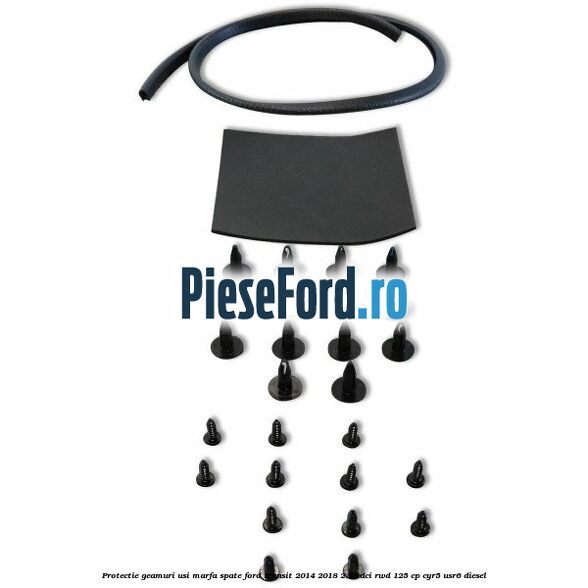 Protectie geamuri usi marfa spate Ford Transit 2014-2018 2.2 TDCi RWD 125 cp CYR5, USR6 diesel