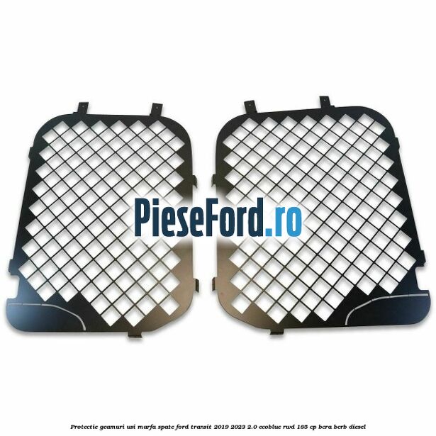 Protectie geamuri usi marfa spate Ford Transit 2019-2023 2.0 EcoBlue RWD 185 cp BCRA, BCRB diesel