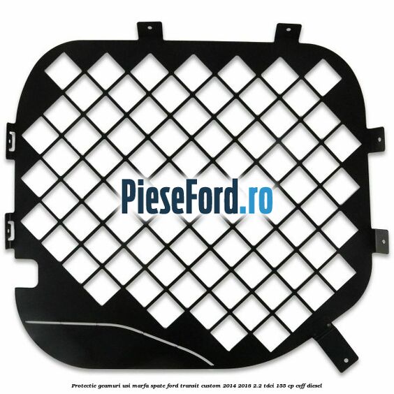 Protectie geamuri usi marfa spate Ford Transit Custom 2014-2018 2.2 TDCi 155 cp CVFF diesel