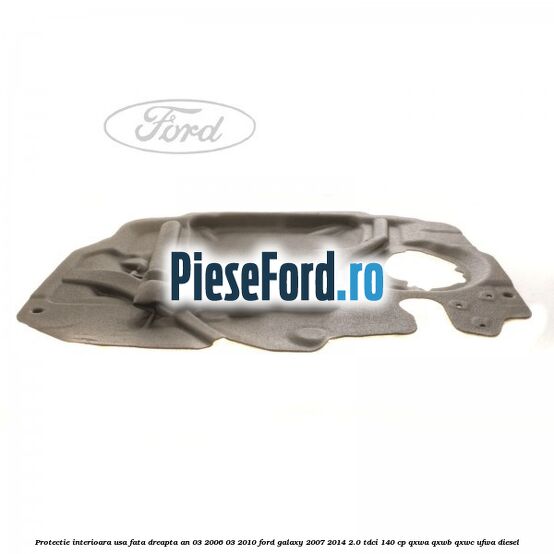 Protectie interioara usa fata dreapta an 03/2006-03/2010 Ford Galaxy 2007-2014 2.0 TDCi 140 cp QXWA, QXWB, QXWC, UFWA diesel