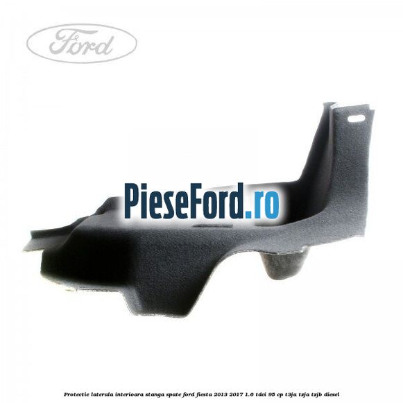 Protectie laterala interioara stanga spate Ford Fiesta 2013-2017 1.6 TDCi 95 cp T3JA, TZJA, TZJB diesel