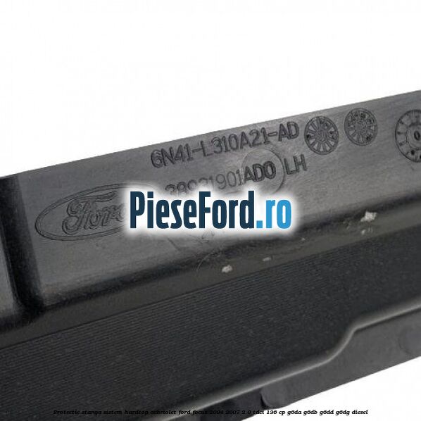 Protectie stanga sistem hardtop cabriolet Ford Focus 2004-2007 2.0 TDCi 136 cp G6DA, G6DB, G6DD, G6DG diesel