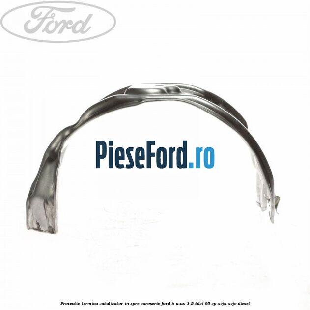 Protectie termica catalizator in spre caroserie Ford B-Max 1.5 TDCi 95 cp XVJA, XVJC diesel
