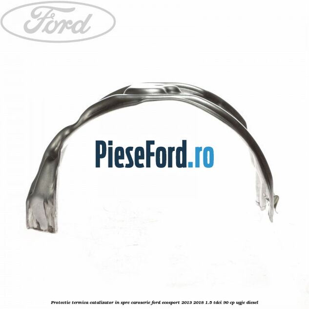 Protectie termica catalizator in spre caroserie Ford EcoSport 2013-2018 1.5 TDCi 90 cp UGJE diesel