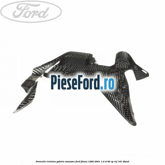 Protectie termica galerie evacuare Ford Fiesta 1996-2001 1.8 D 60 cp Protectie termica galerie evacuare Ford Fiesta 1996-2001 1.8 D 60 cp RTJ, RTK diesel