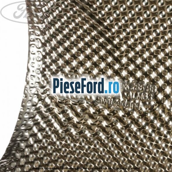 Protectie termica toba intermediara Ford Fiesta 2002-2005 1.4 16V 80 cp FXJA, FXJB benzina