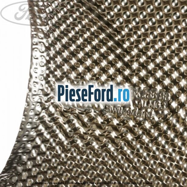 Protectie termica toba intermediara Ford Fiesta 2005-2008 1.6 16V 100 cp FYJA, FYJB benzina